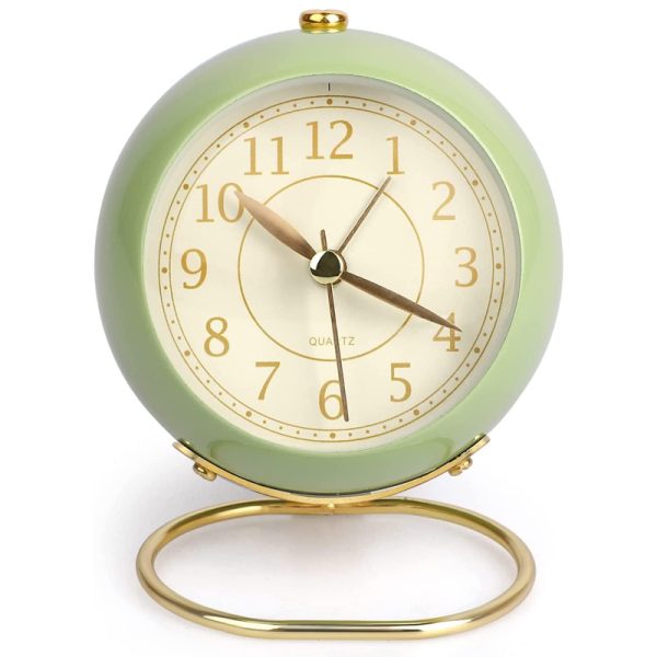 3-inch metal ring alarm clock