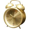 European retro aluminum clock face pointer electroplated alarm clock