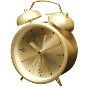 8 European retro aluminum clock face pointer electroplated alarm clock